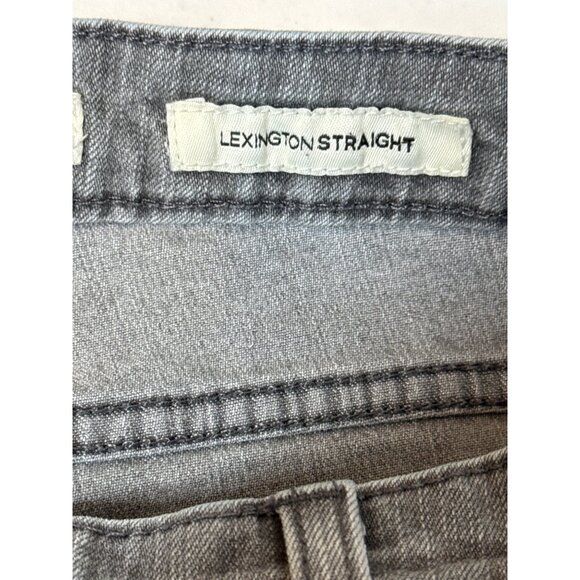 Jones New York Women 10 Gray Straight Leg Jeans Secret Slimming Stretch - Picture 10 of 10